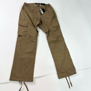 LA Police Gear Operator Tactical Pants Womens 8R Coyote Brown Cargo Pocket